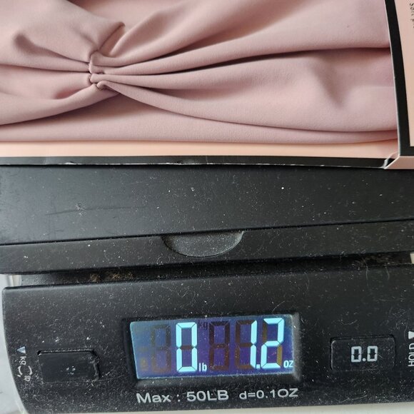 The HAIRedit Yoga Collection Lotus Band Soft Pleated Headband Light Pink NWT - Picture 5 of 5